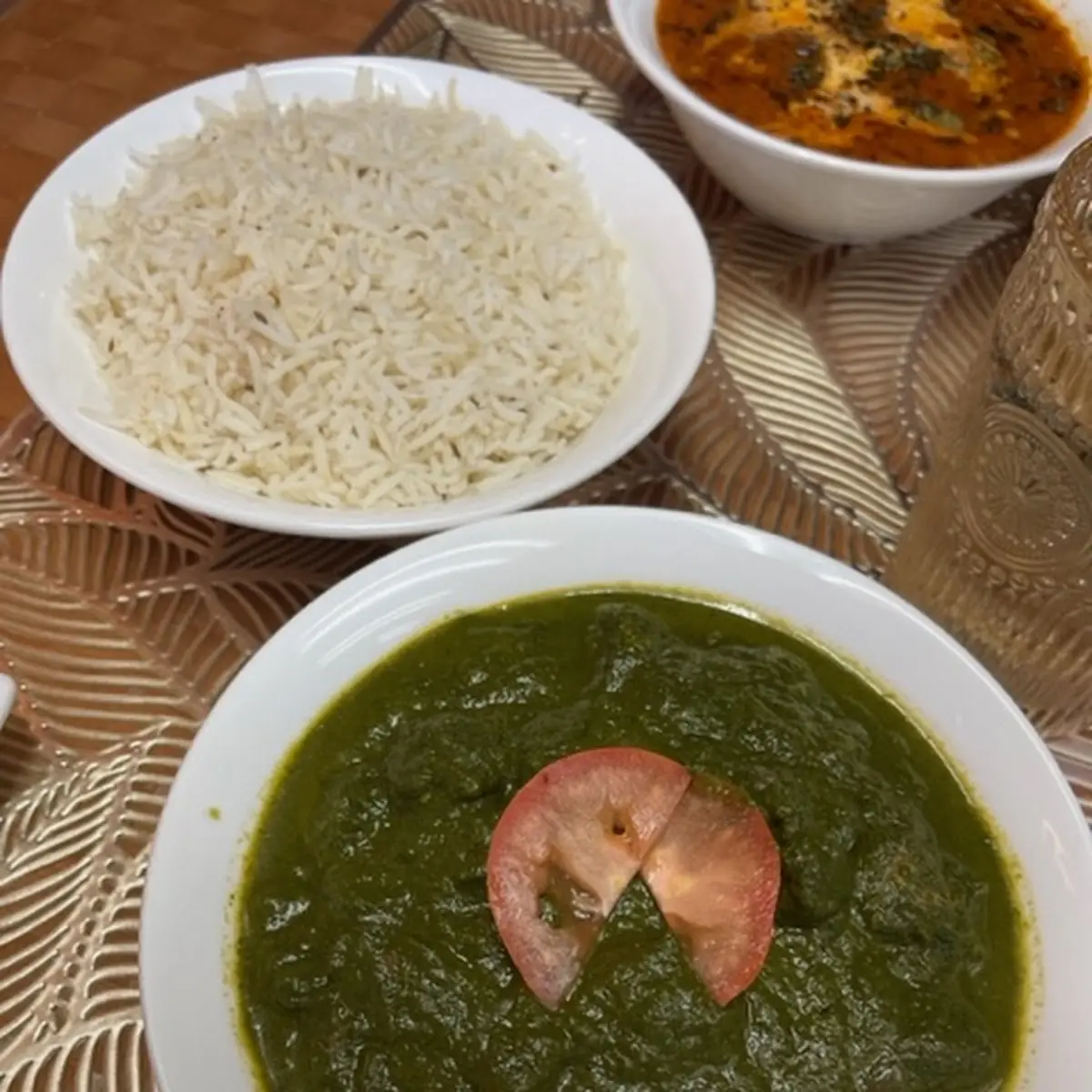 Palak Paneer with Jeera Rice