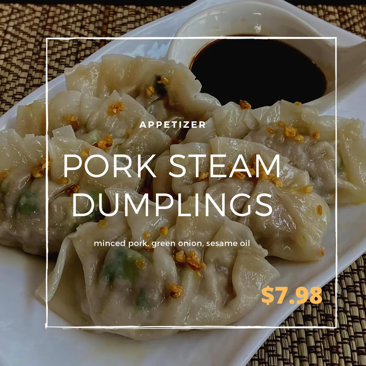 Steamed Pork Dumplings