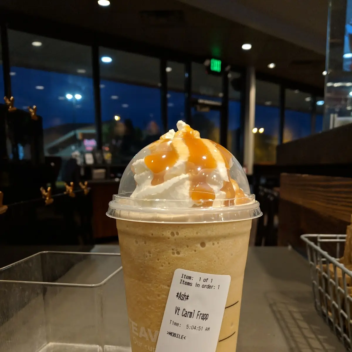 Caramel Frappuccino Blended Beverage