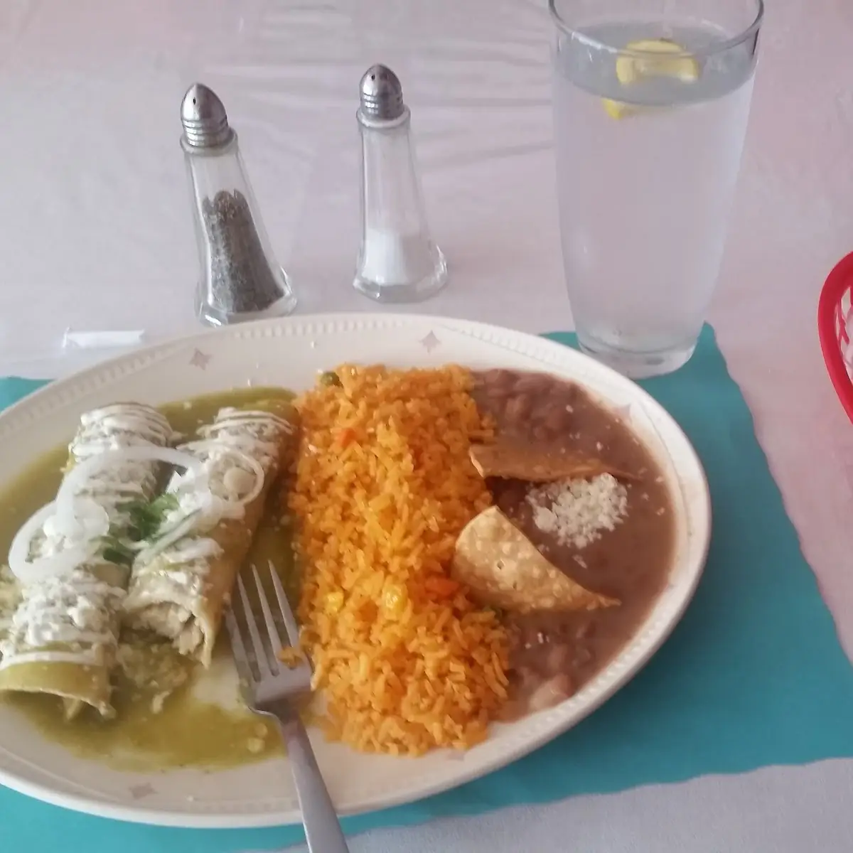 Enchiladas Con Salsa Verde