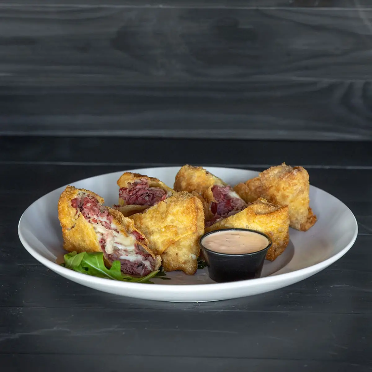 Reuben Egg Rolls