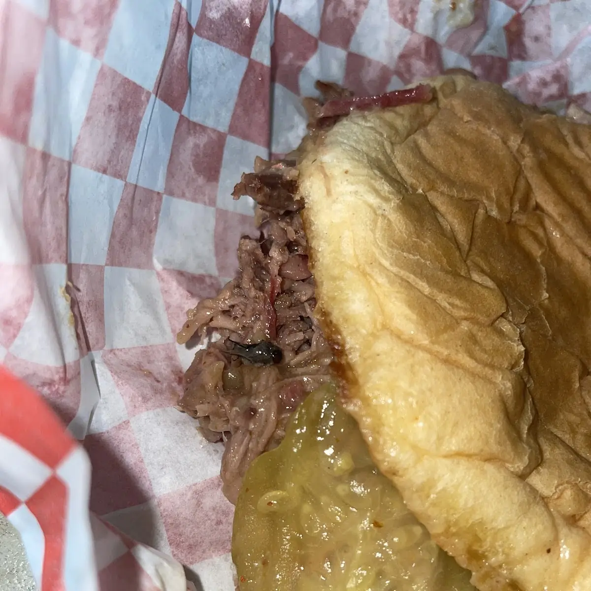 Jr Chopped Brisket Sandwich