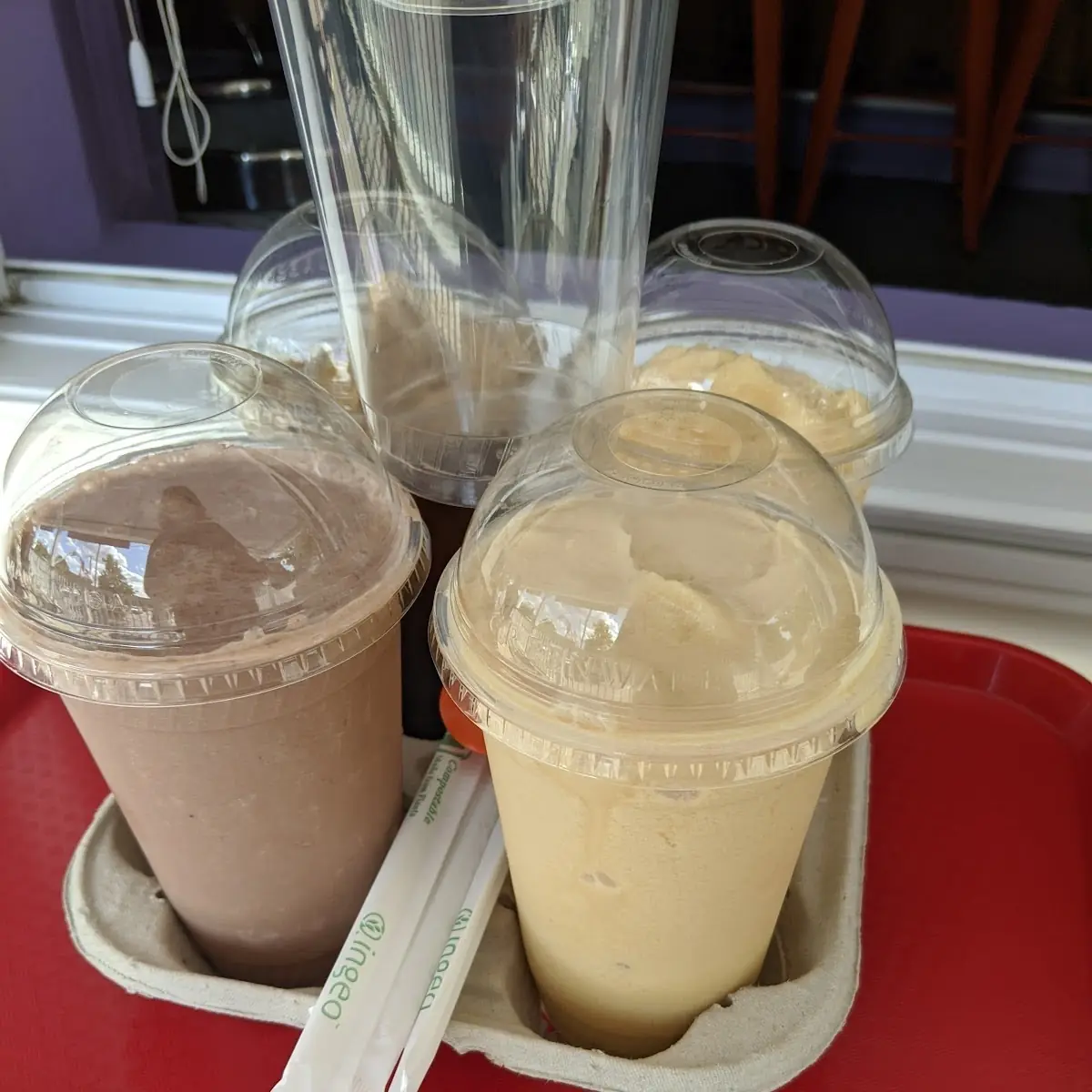 Smoothies and Coffee Float in Back Left