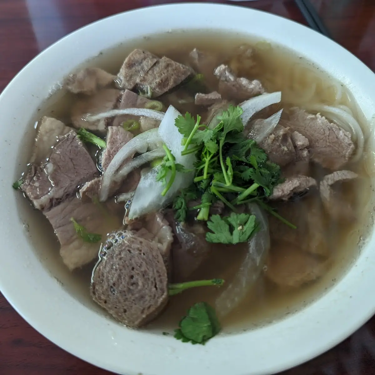 Beef Pho with Jalapenos