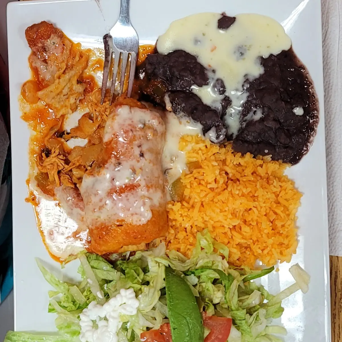 Lunch 5 with Chicken Burrito