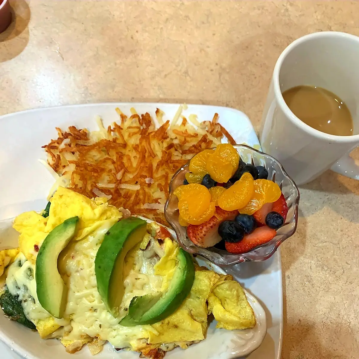 Bacon Avocado Omelette