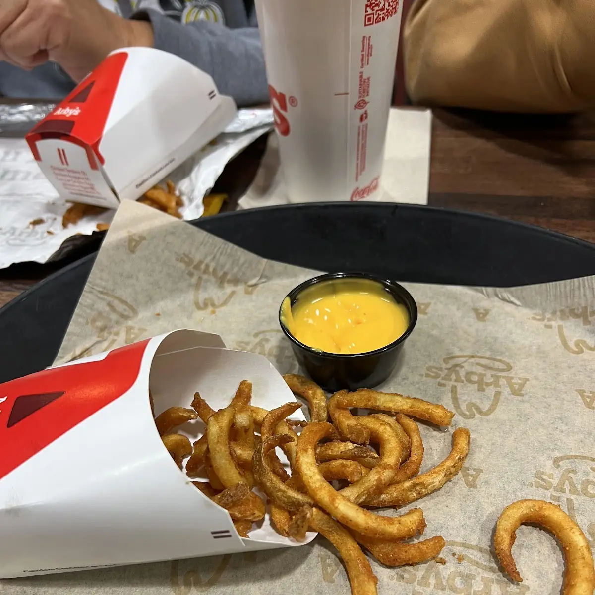 Curry Fries and Cheese Sauce