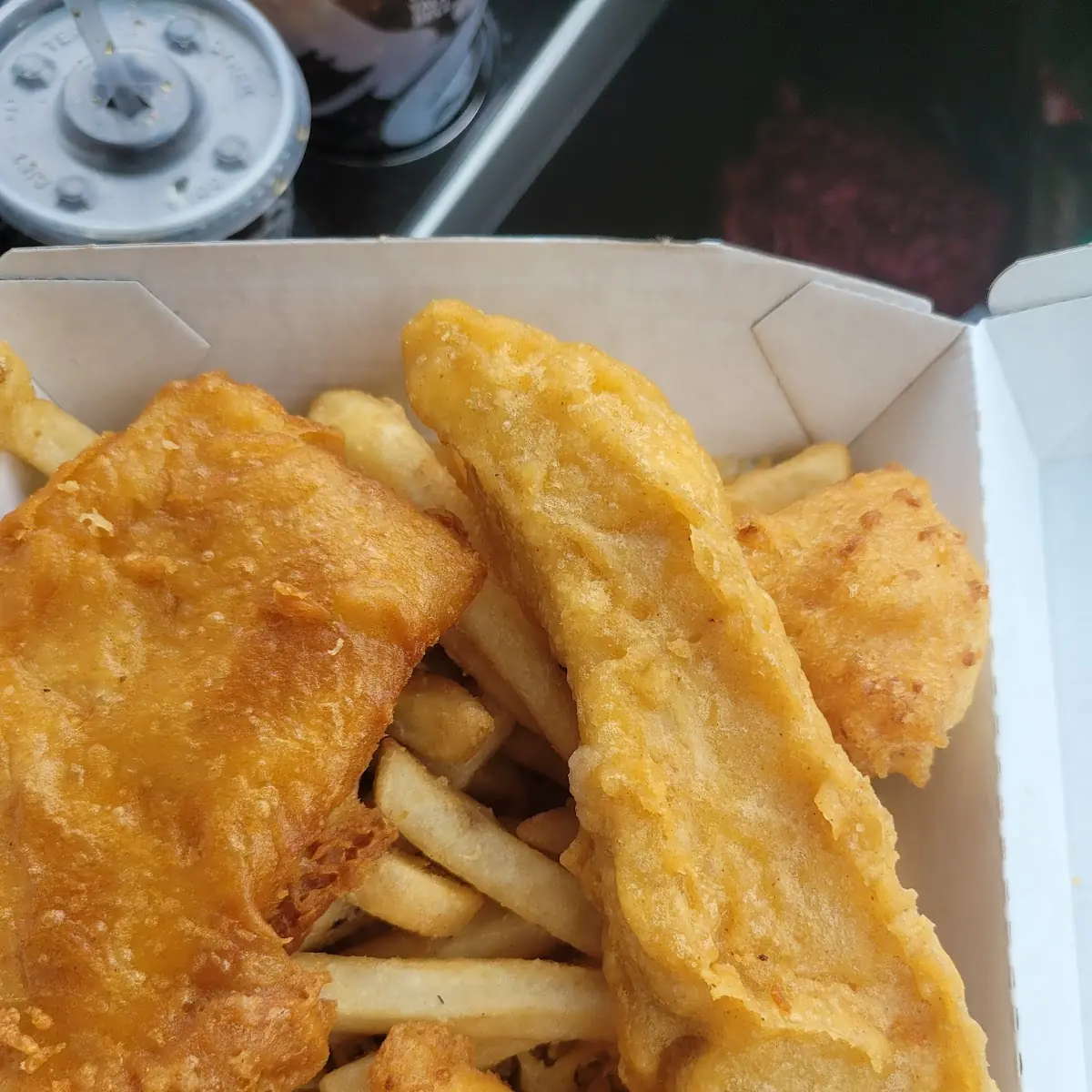 Fish and Chips with Chicken Strips
