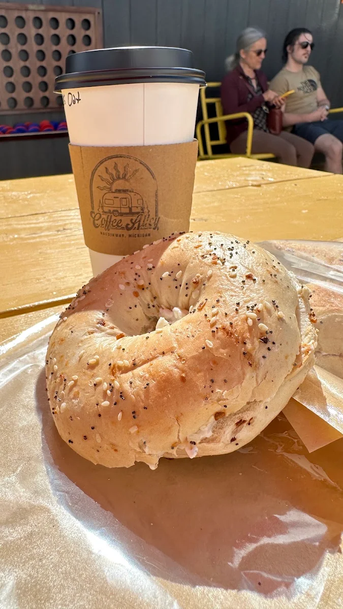 Everything Bagel with Cream Cheese