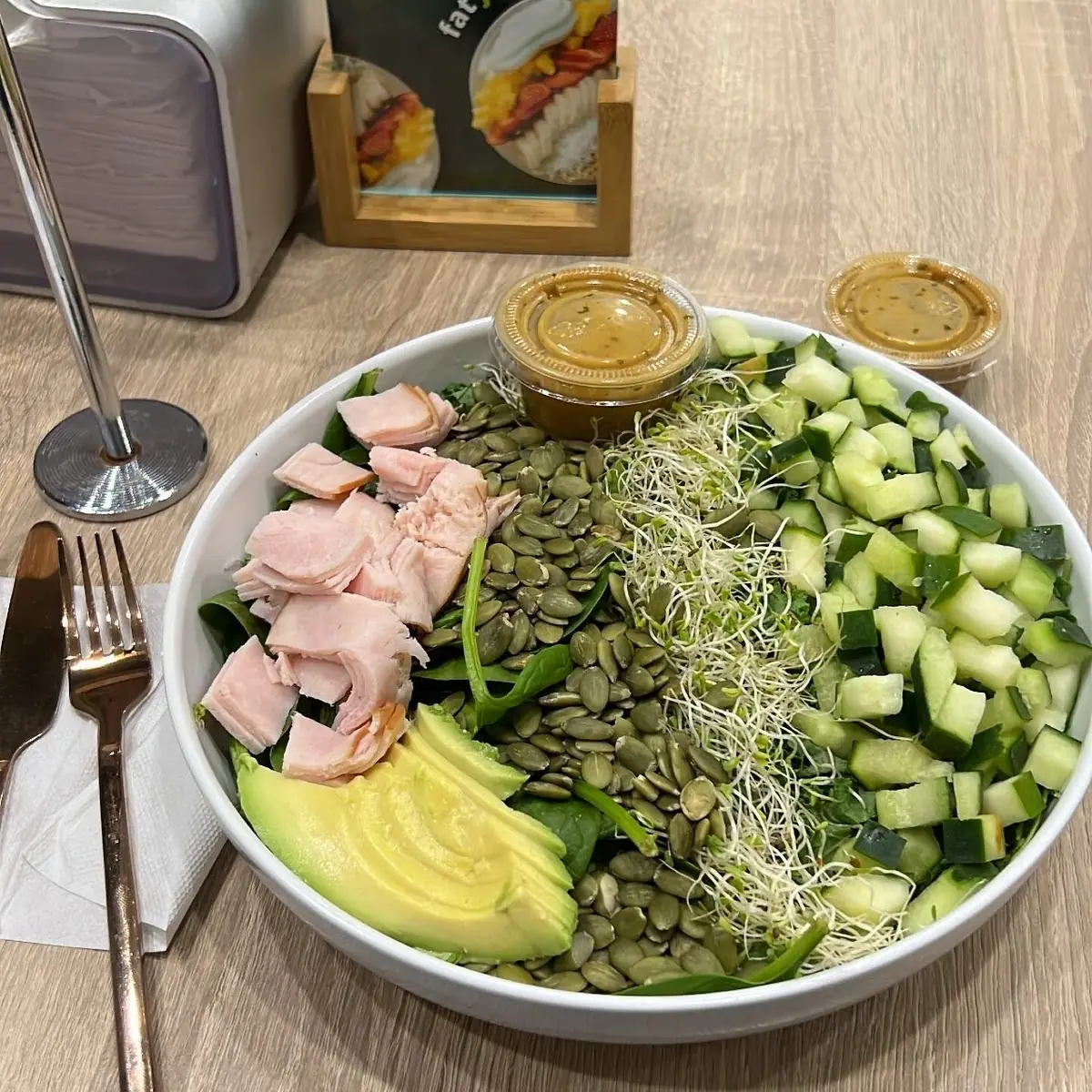 Spinach Salad Turkey Lemon Dressing