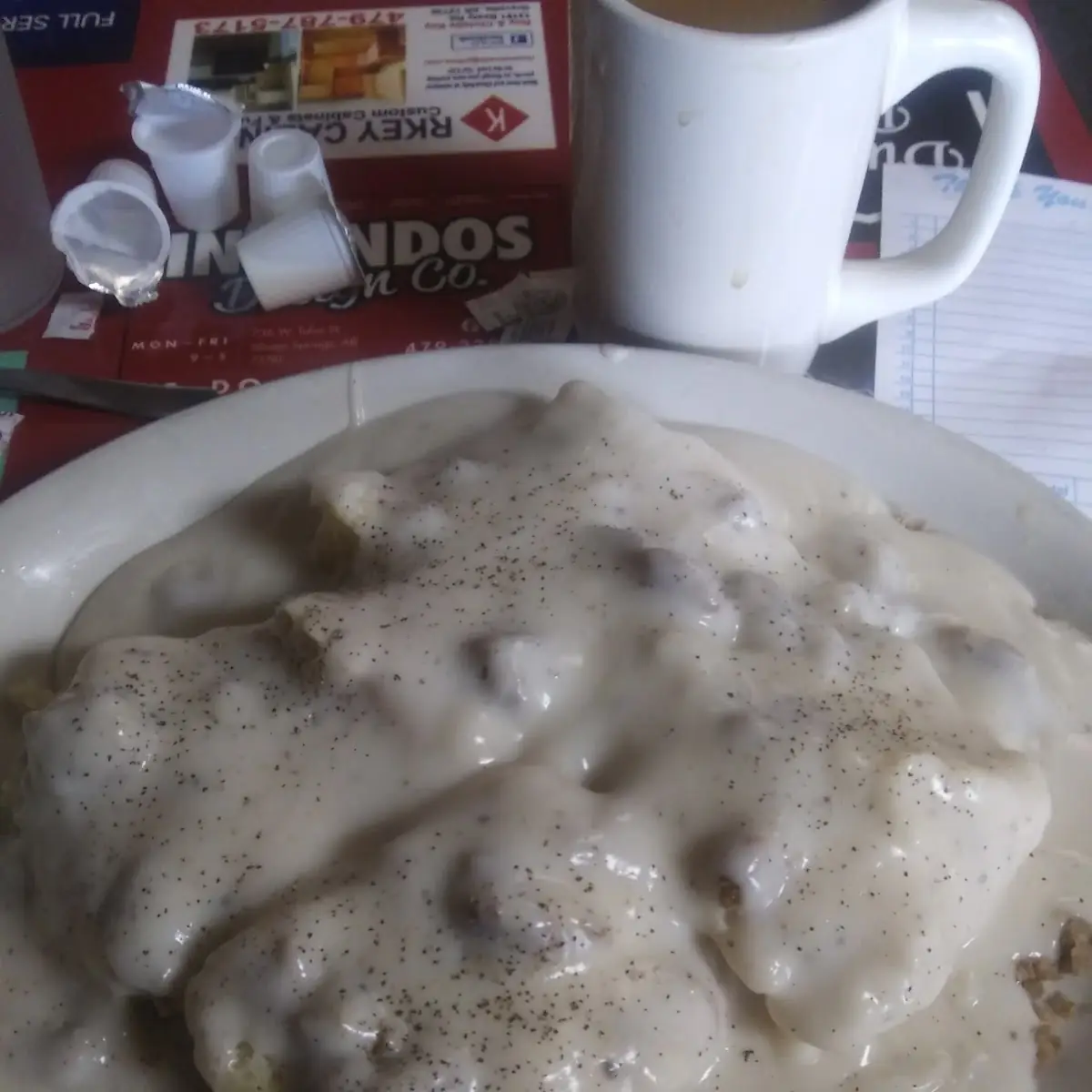 Biscuits and Sausage Gravy Med