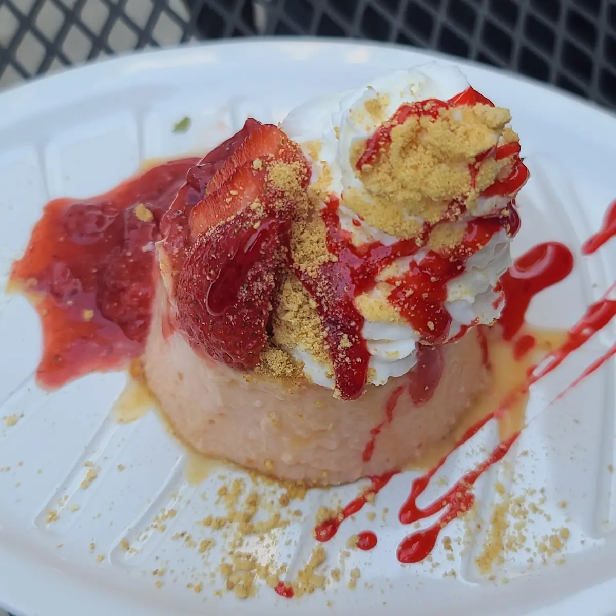 Strawberry Cheesecake Flan
