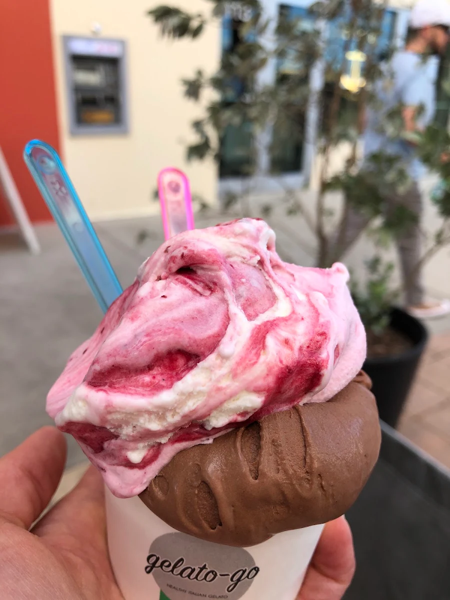 Pistachio Gelato with Oreo