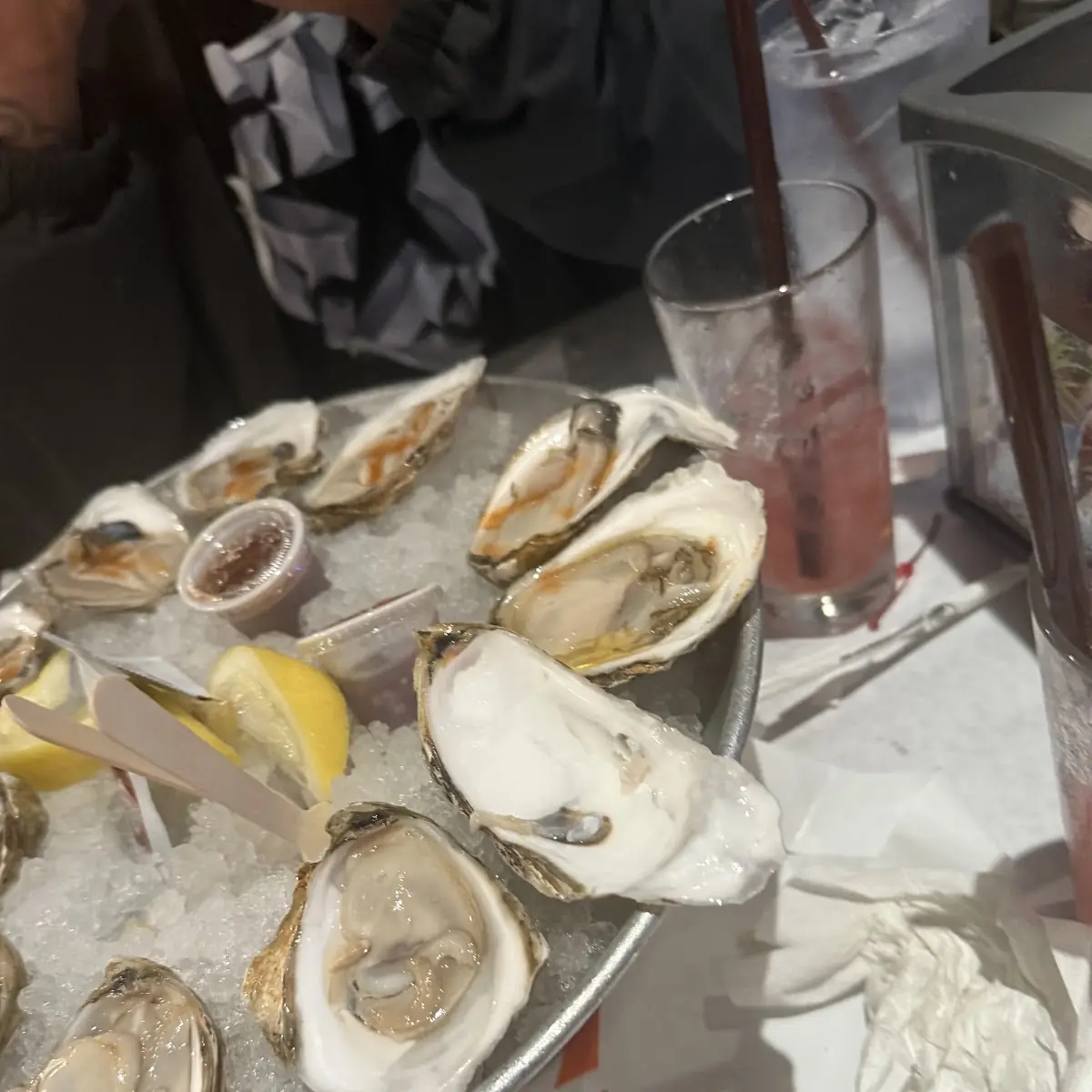 Oysters Raw on the Half Shell