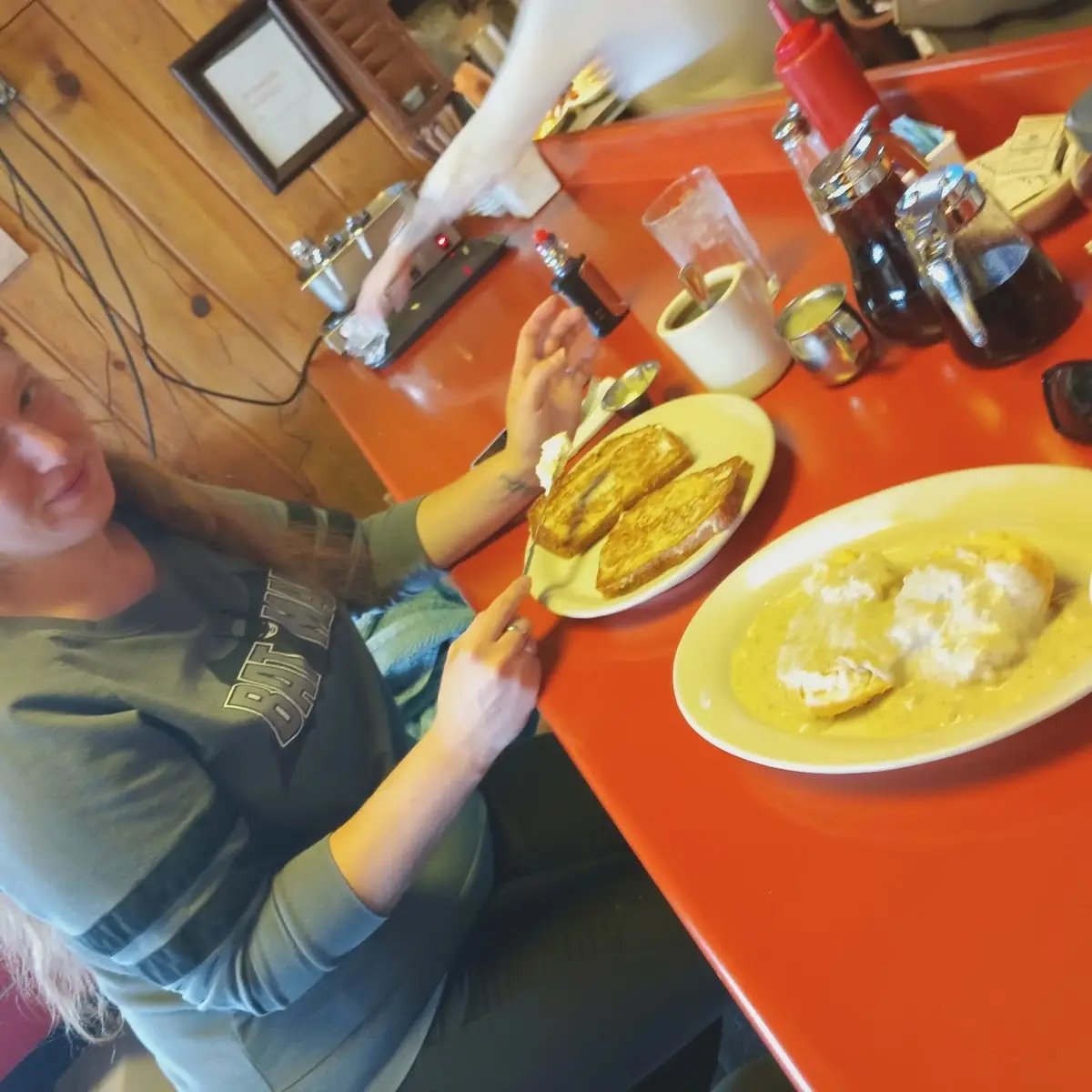 Biscuits and Gravy & French Toast mmm