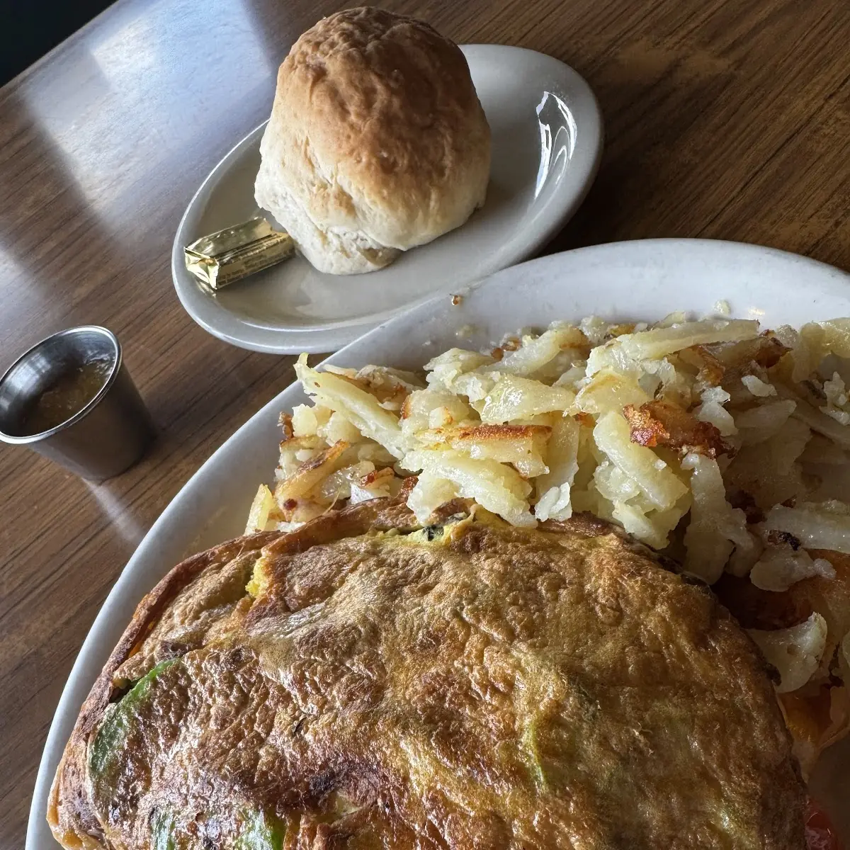 Veggie Omelette Plus Jalapenos