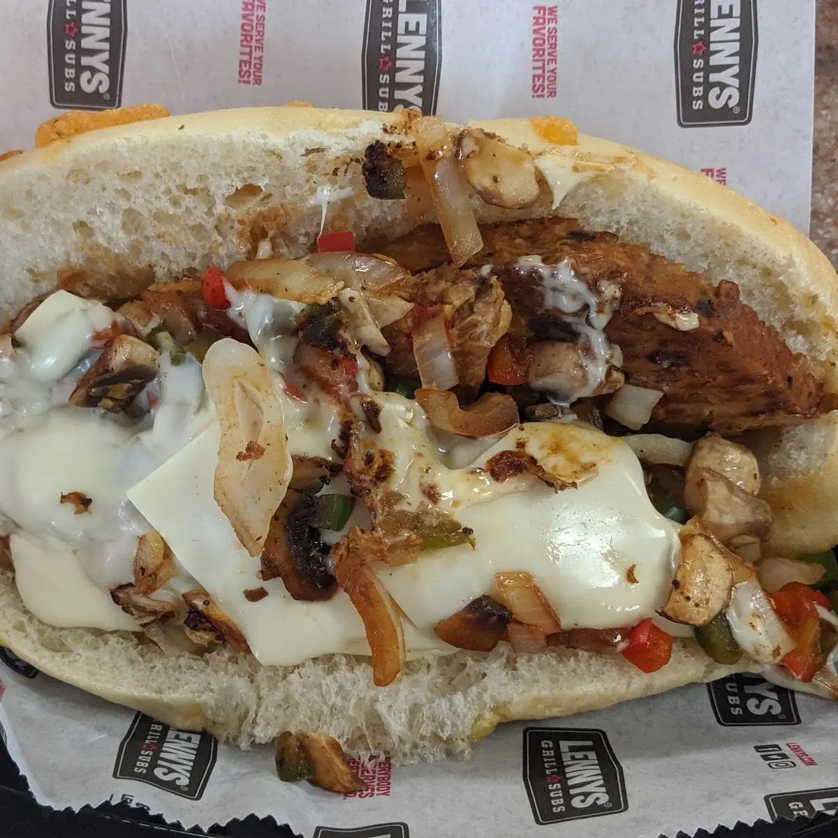 Black Bean Burger Philly