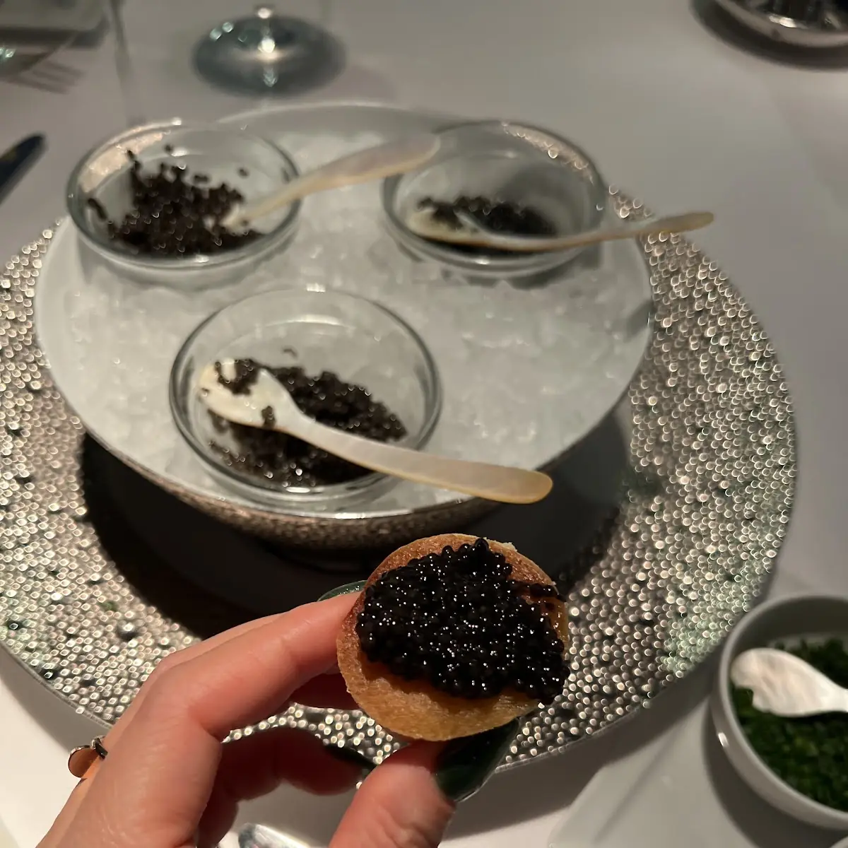 Caviar Service Sampler Platter