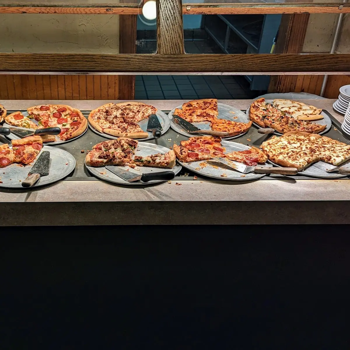 Freshly Baked Pizza Buffet