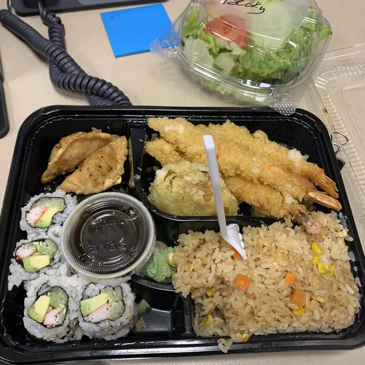 Bento Box Shrimp Tempura