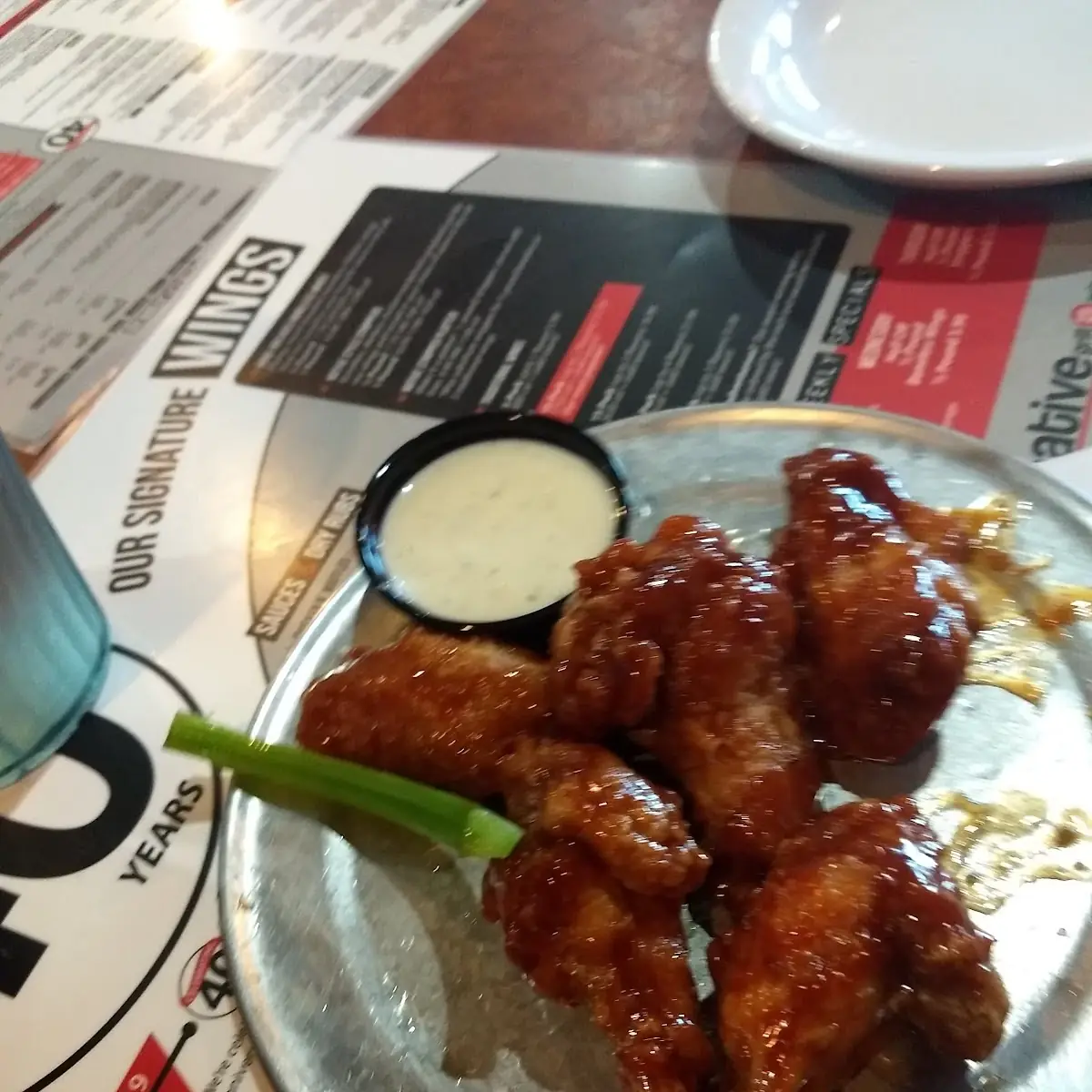 Hony Mustard Chicken Wings Combo