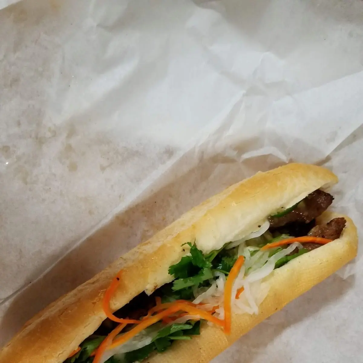 Banh MI Thit Nuong Bread with Grilled Pork