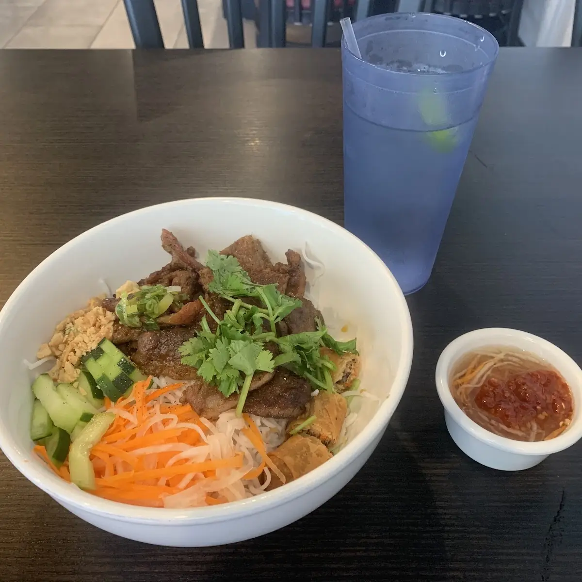 Lemongrass BBQ Pork and Egg Roll Vermicelli