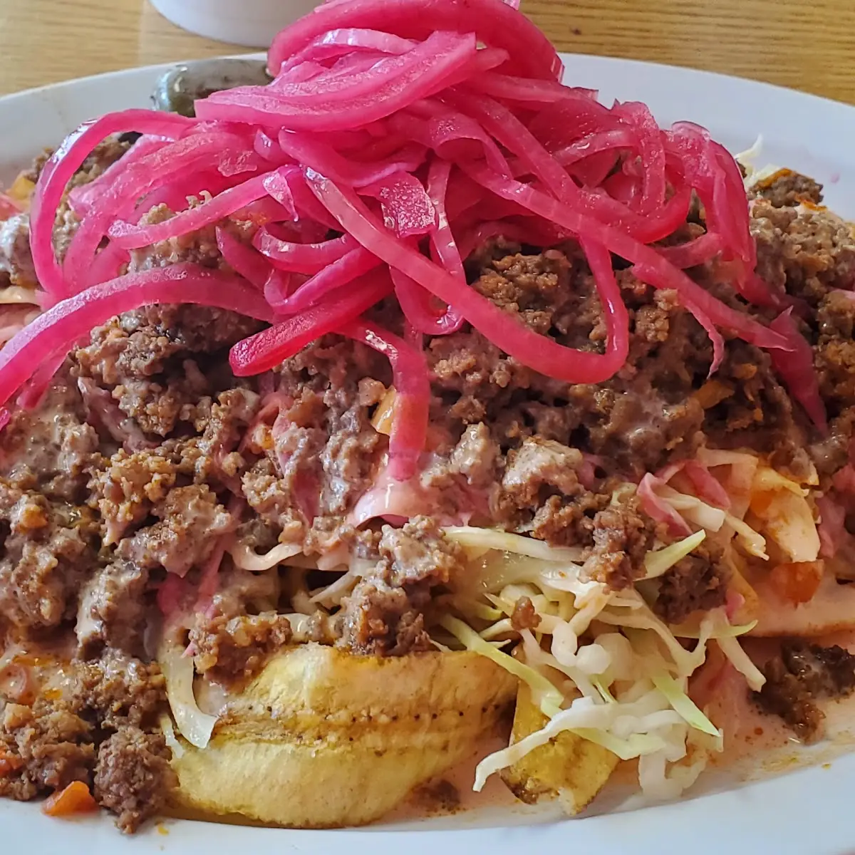 Tajada Con Carne Molida