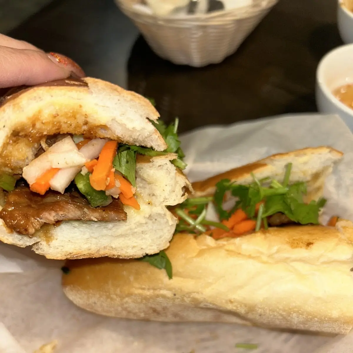 Grilled Chicken Banh MI