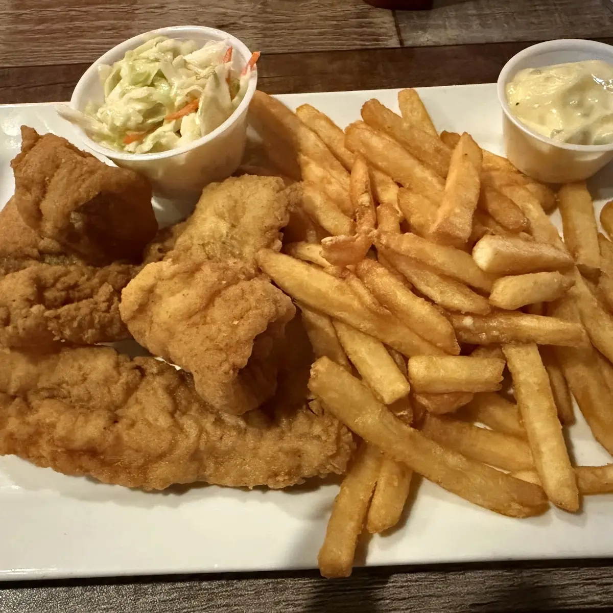 Fish Chips Slaw