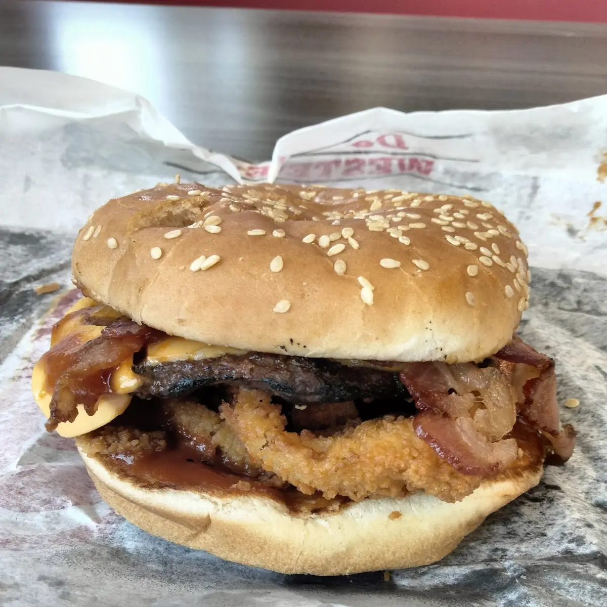 Western Bacon Cheeseburger
