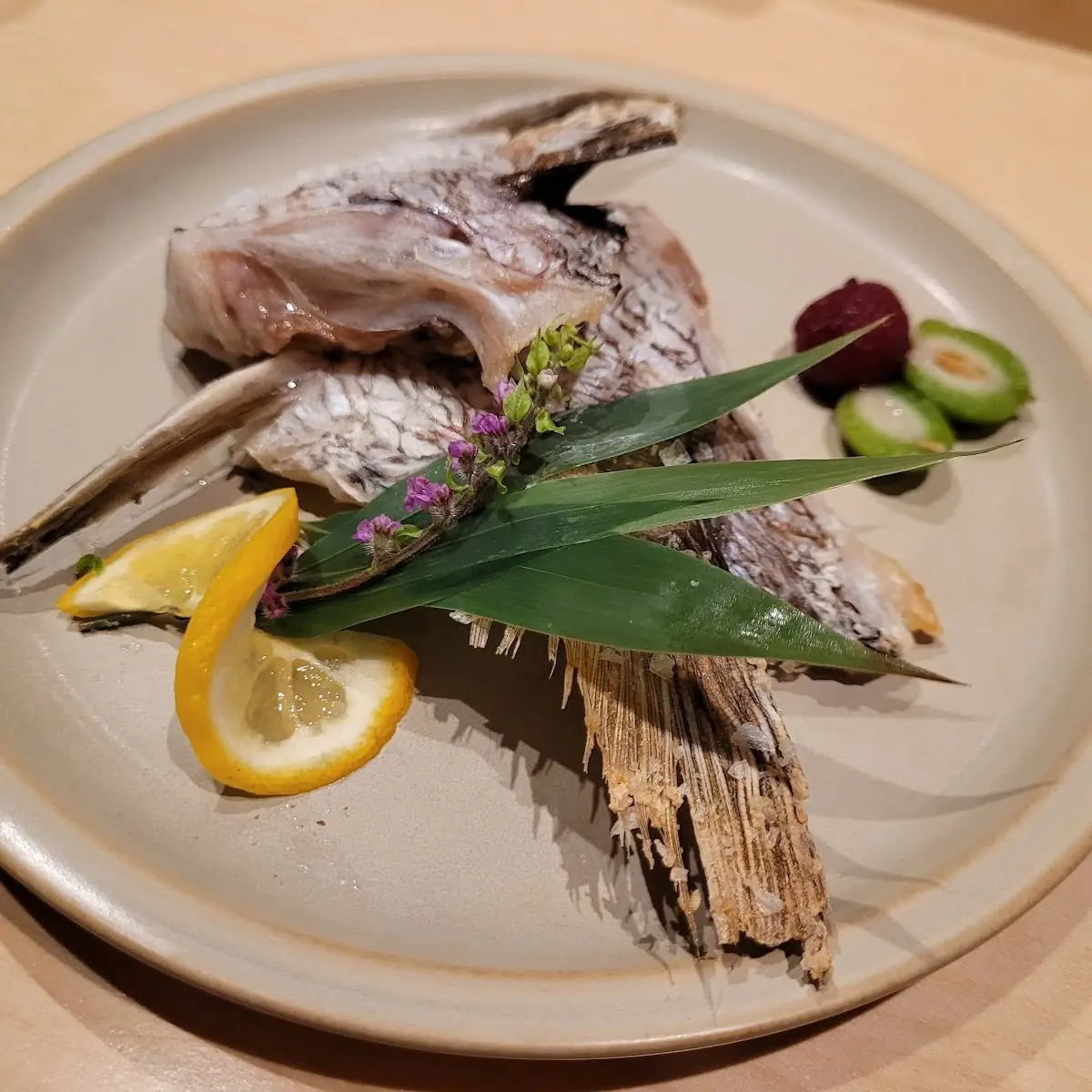 Broiled Red Snapper Collar