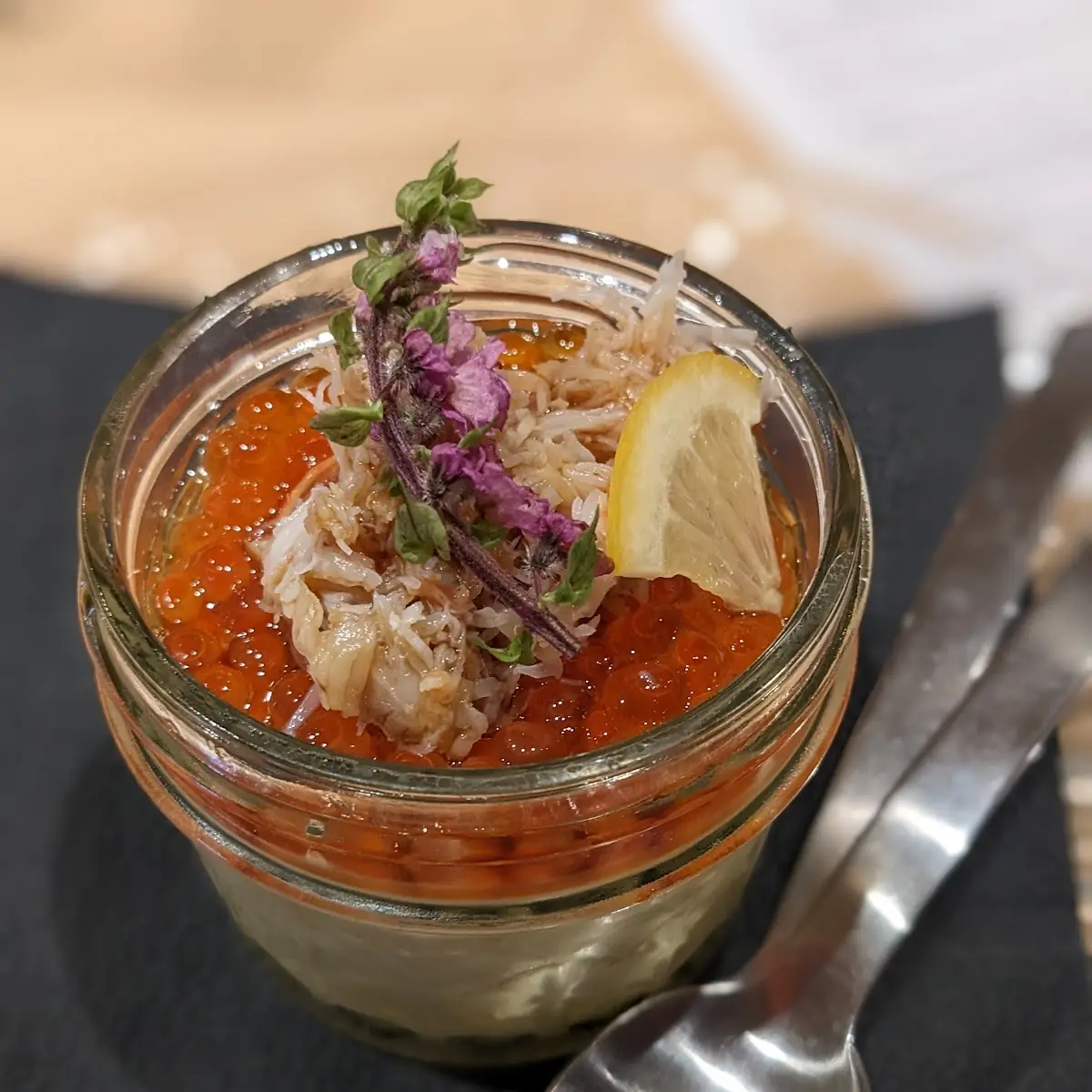Snow Crab with Egg Custard