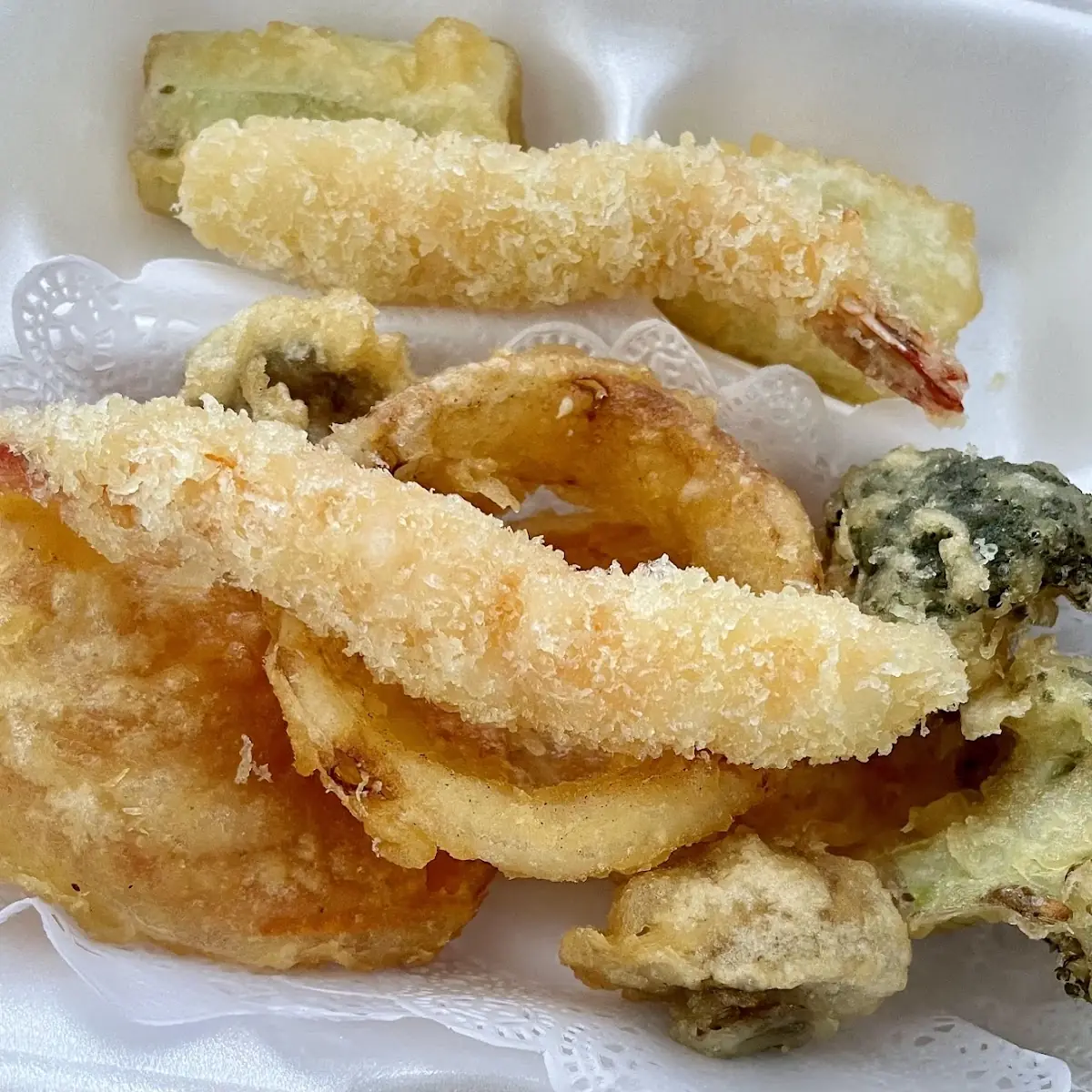 A8. Chicken with Vegetable Tempura (2 Pieces)