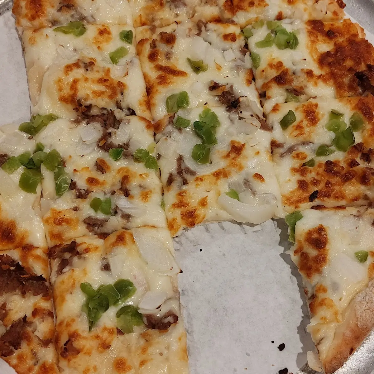 Philly Cheesesteak Pizza