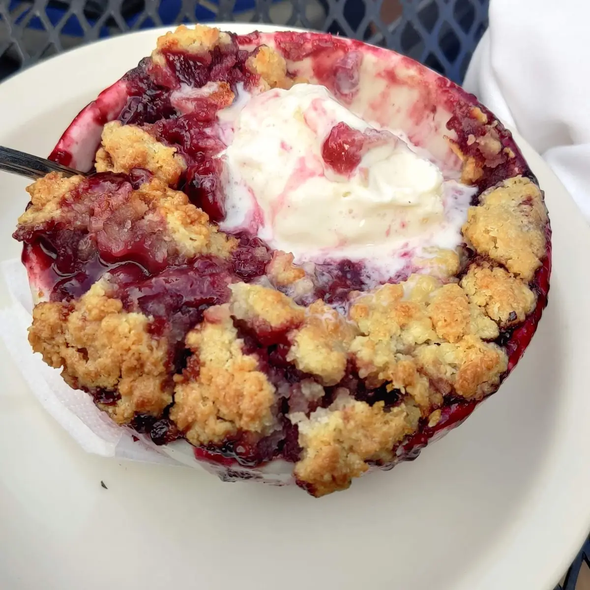 Strawberry Blackberry Cobbler