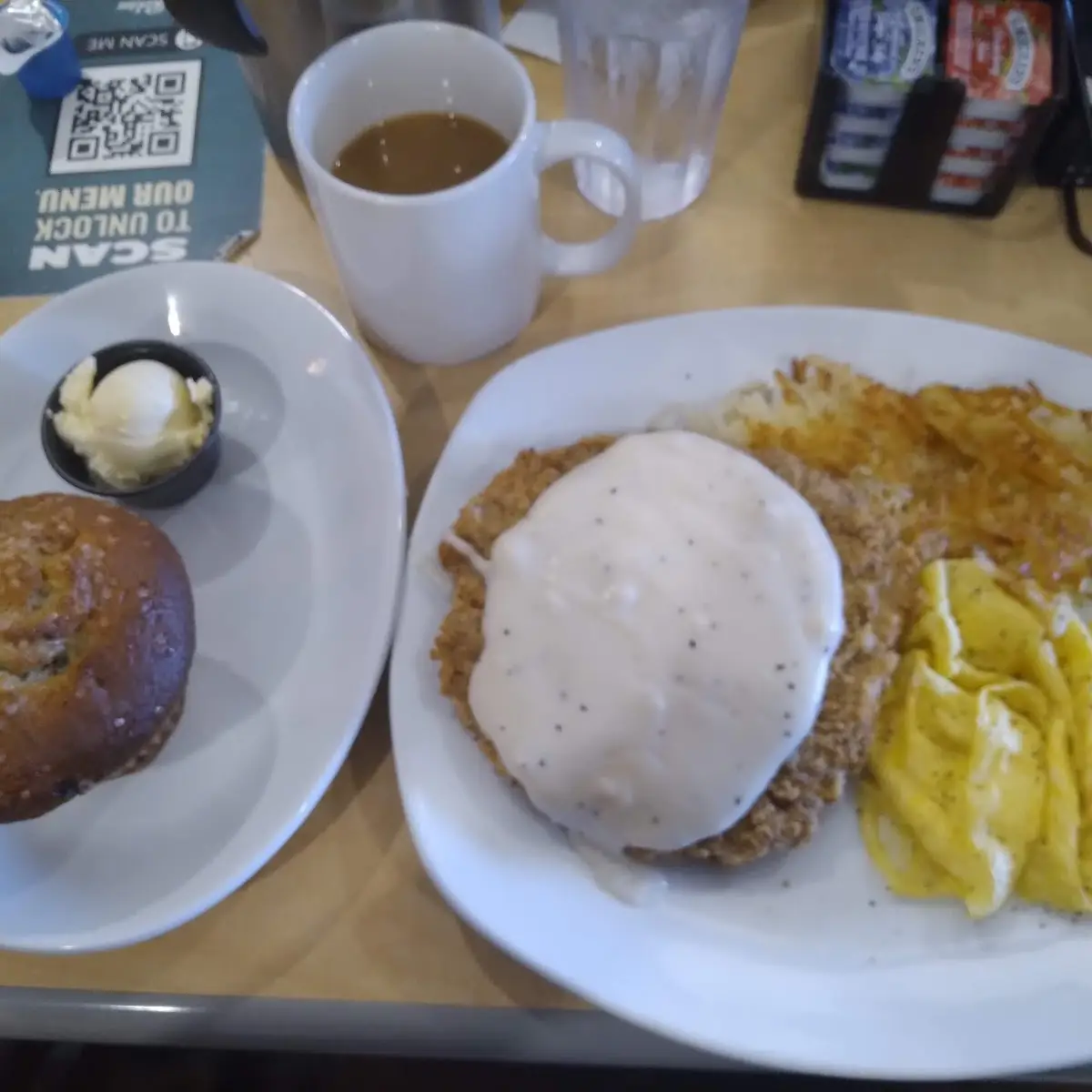 Chicken Fried Steak and Eggs