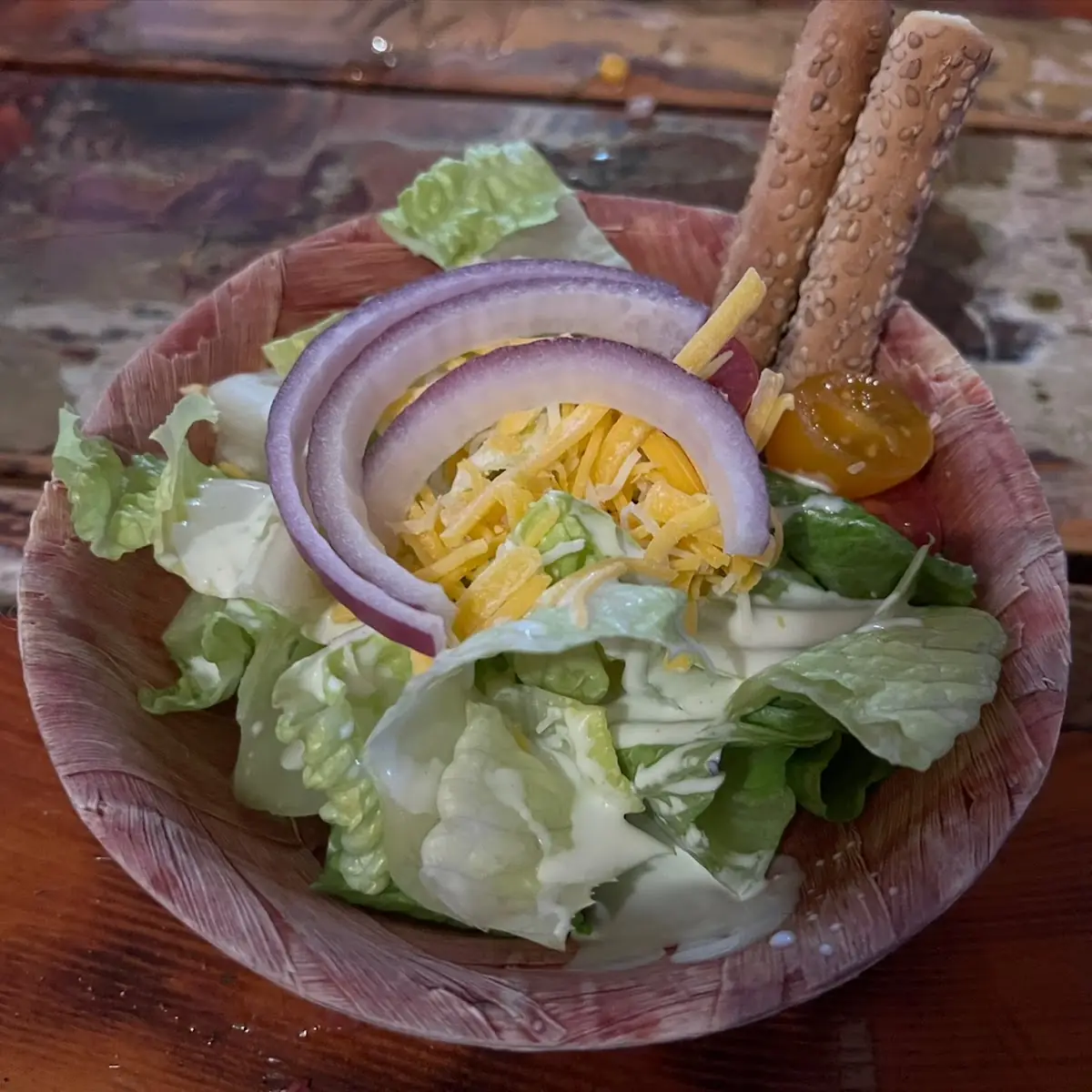 House Salad with Ranch Dressing