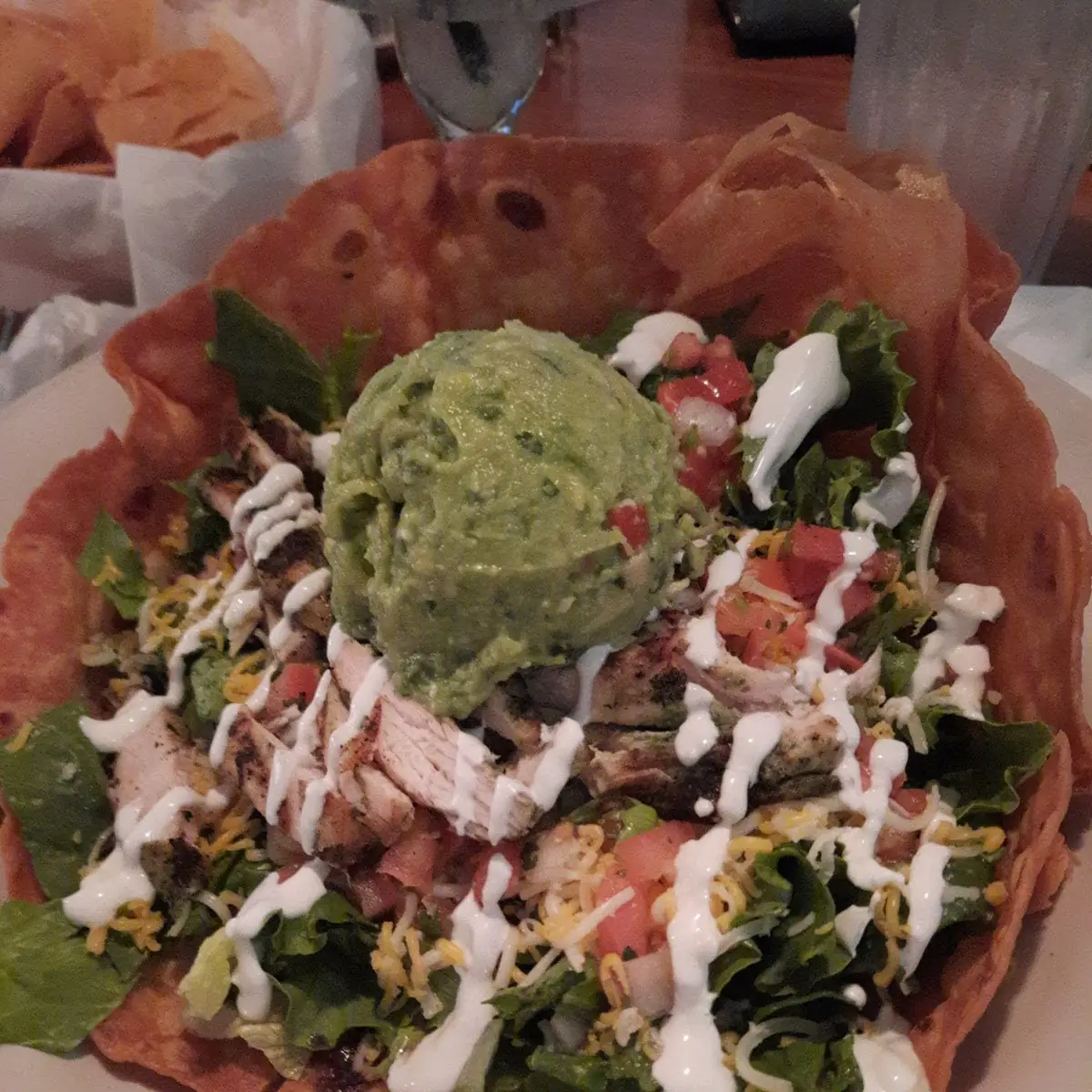 Grilled Chicken Taco Salad