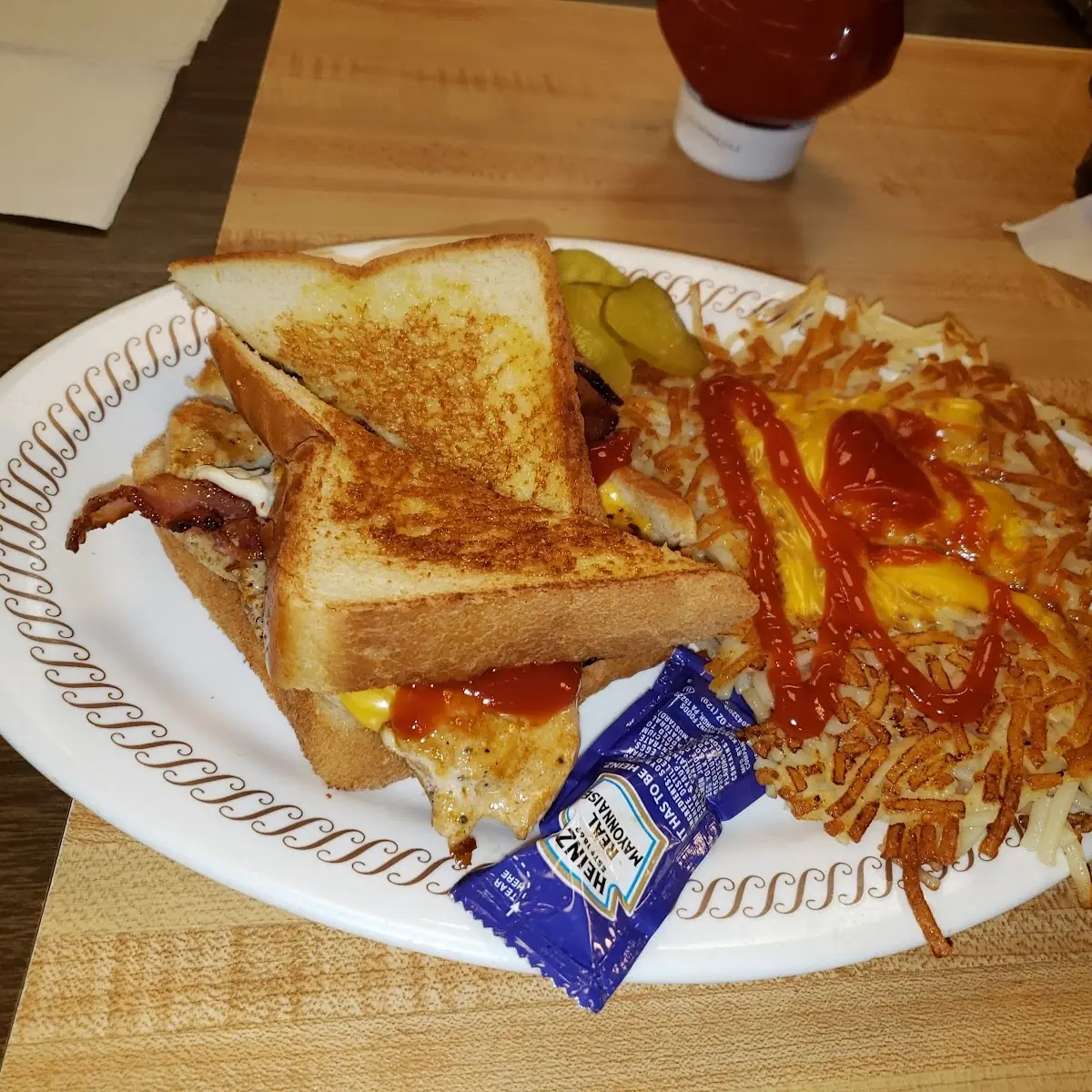 Bacon & Cheese on Texas Toast