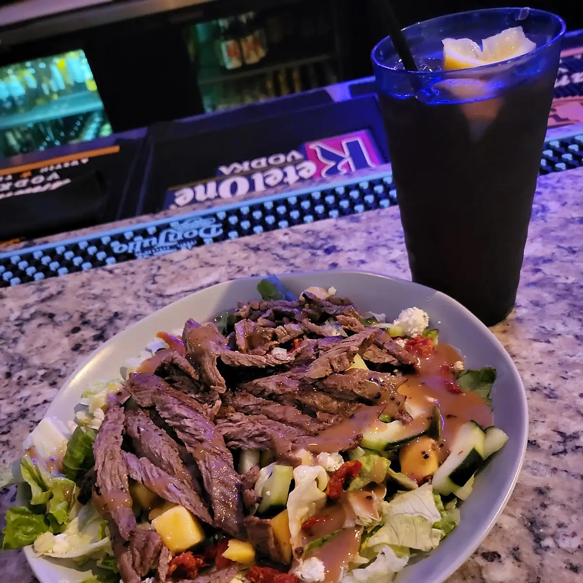 Green Salad with Steak