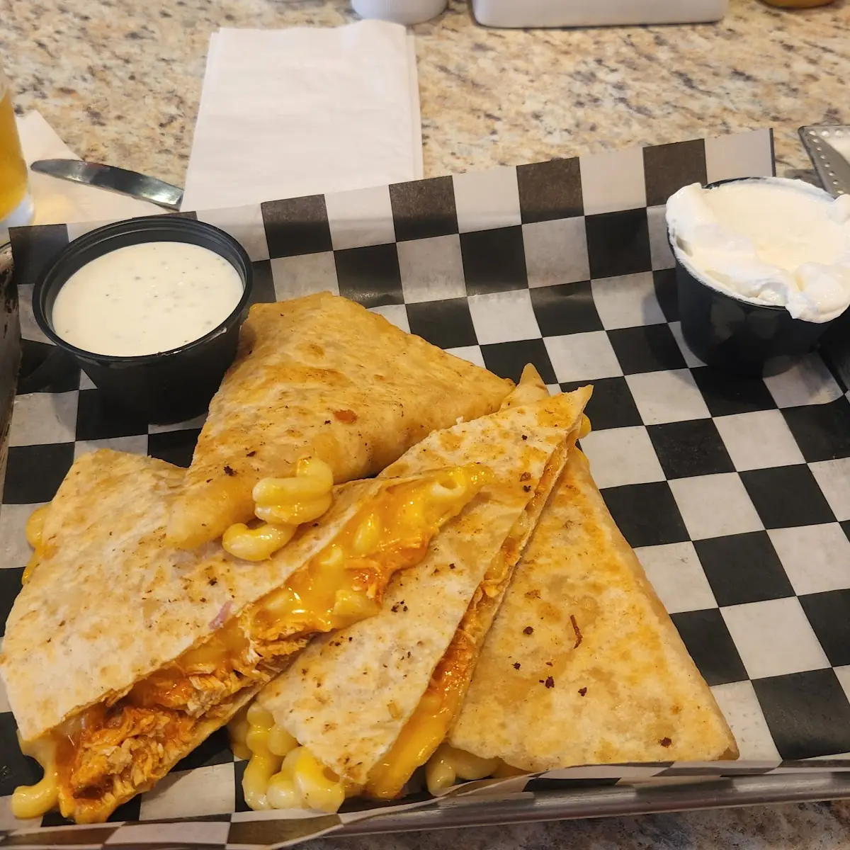 Buffalo Chicken Quesadilla