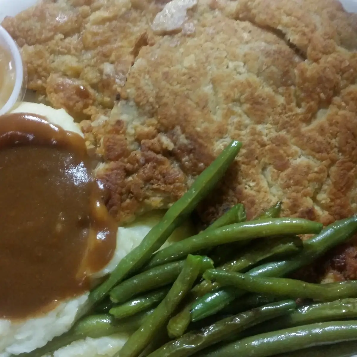 Chicken-Fried Steak and 2 Eggs