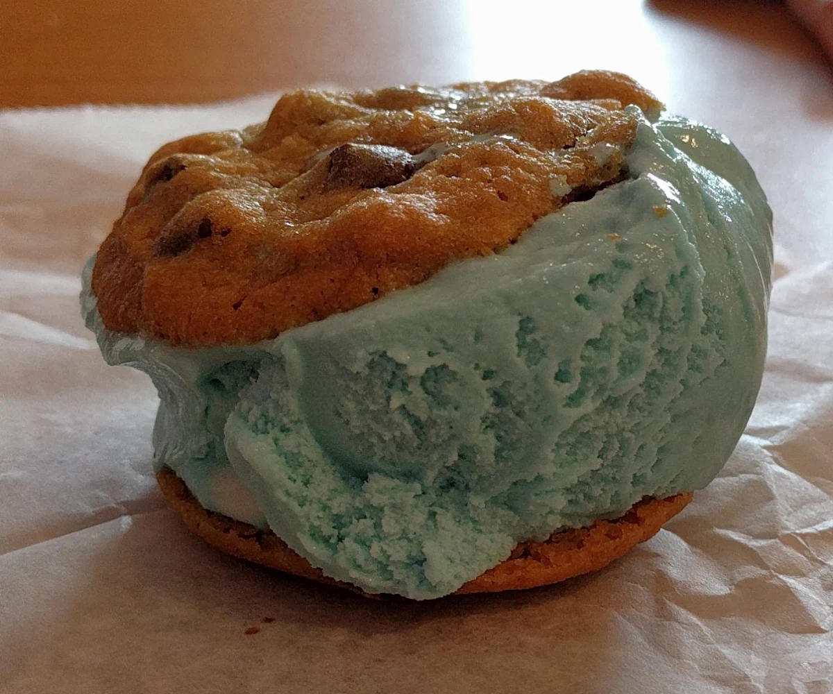 Ice Cream Sandwich Chocolate Chip Cookie