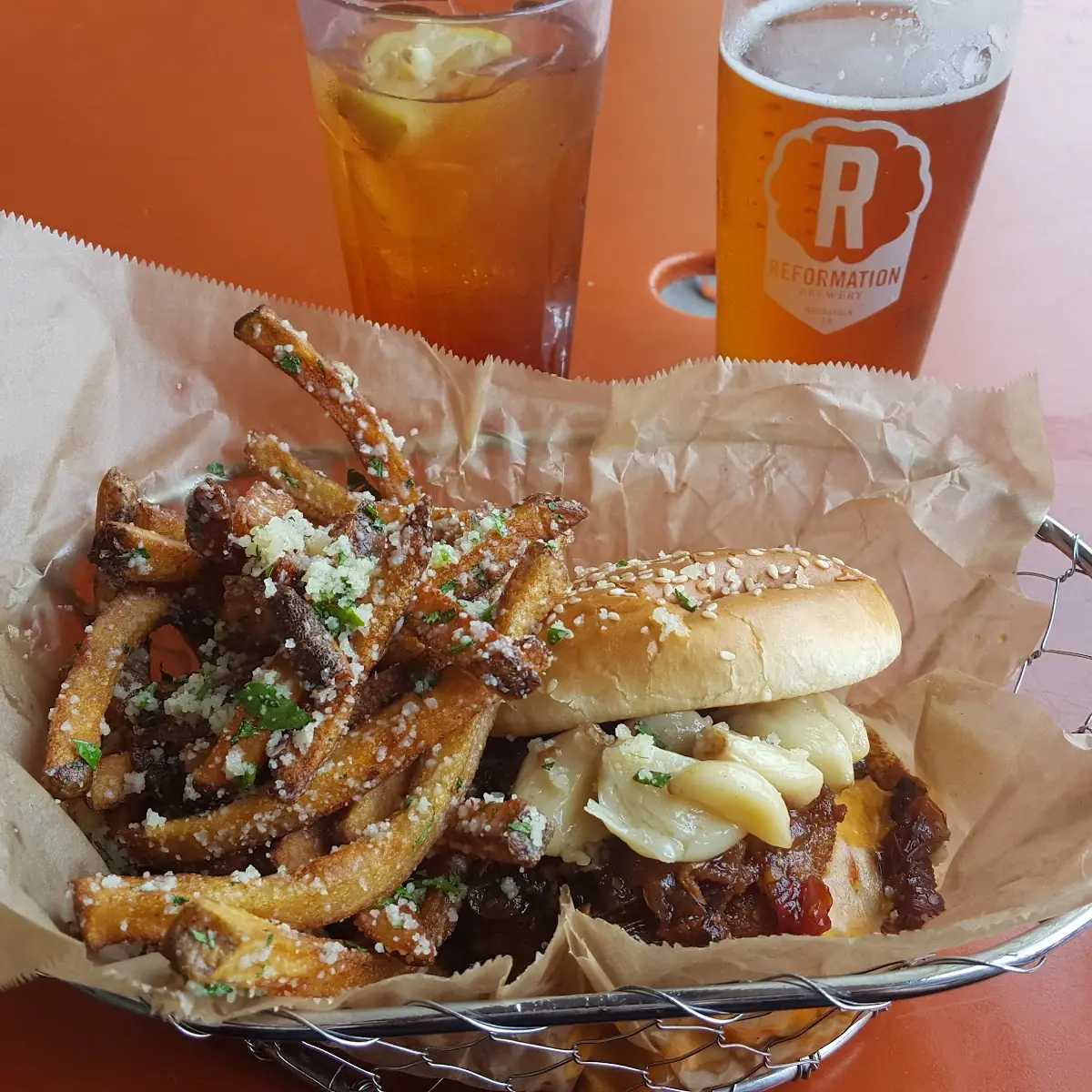 Garlic Parmesan Fries