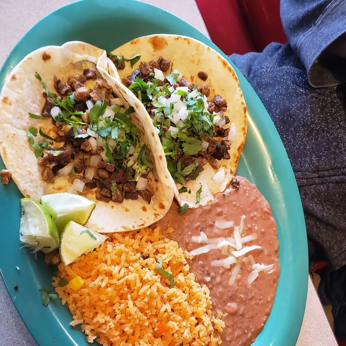 Steak Tacos with Onions and Cilantro