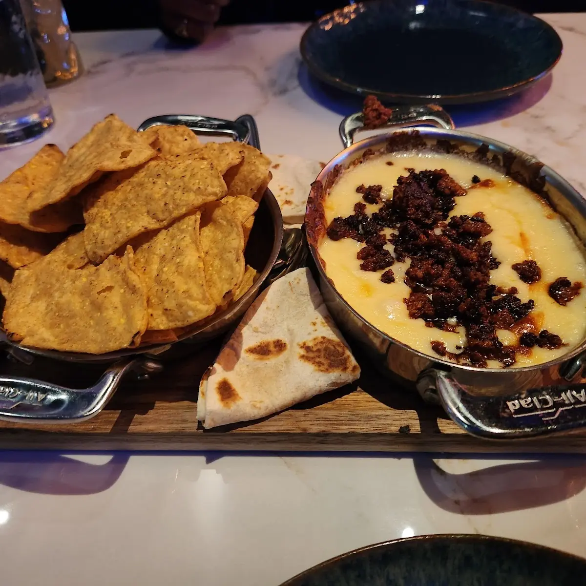 Queso Fundido with Chorizo