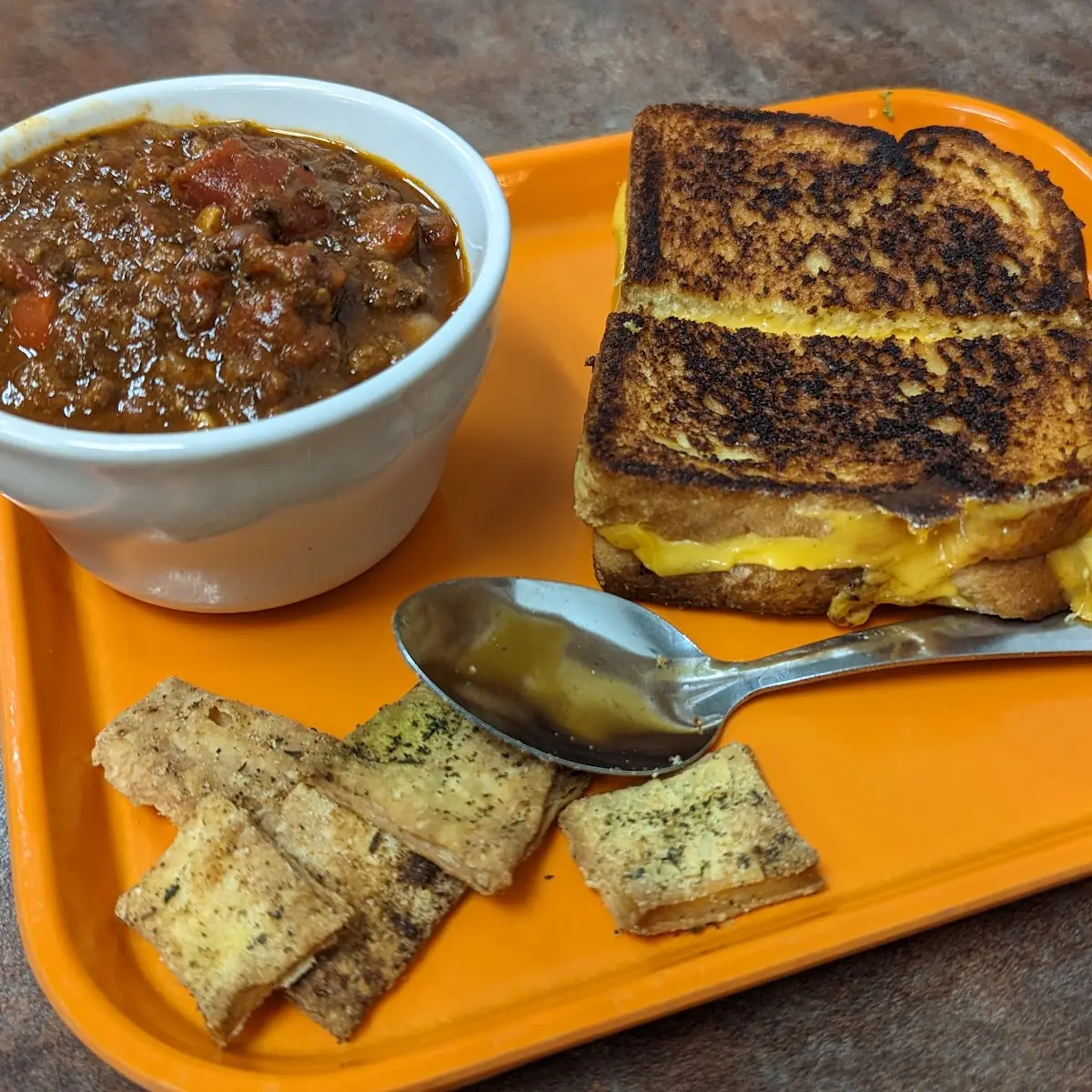 Grilled Cheese and Chili
