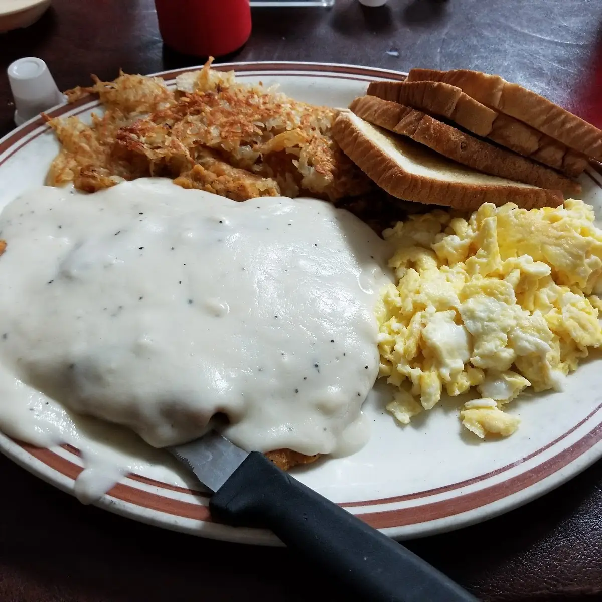Chicken Fried Steak & Eggs