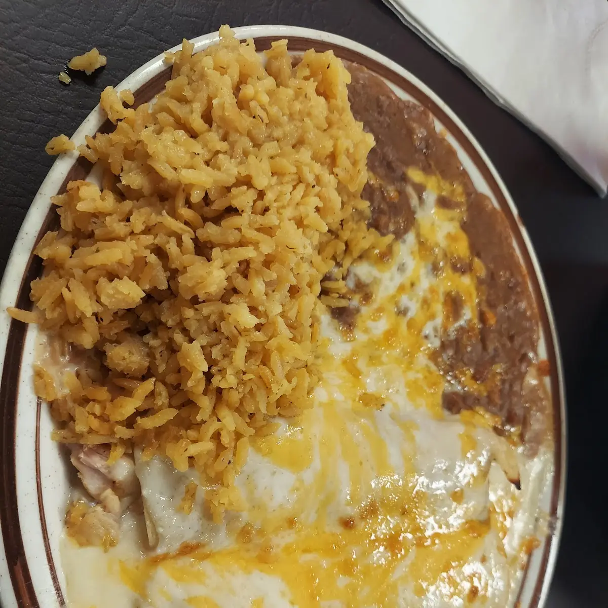 Sour Cream Enchilada Plate